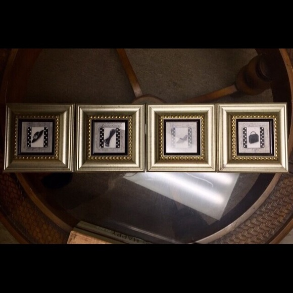 Framed Wall Art set of 4 - Picture 1 of 4